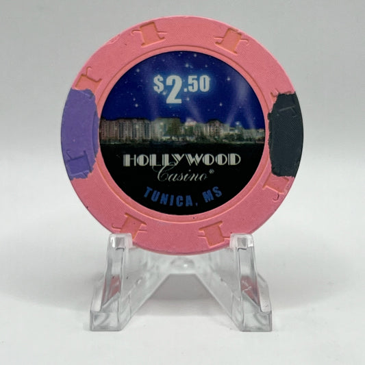 Hollywood Casino Tunica Mississippi 2008 $2.50 Casino Chip