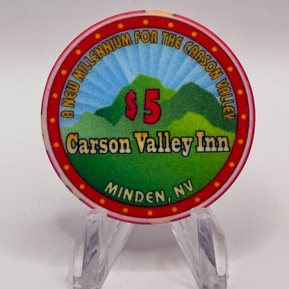 Carson Valley Inn Minden Nevada 1999 'Bird Hunting' LE $5 Casino Chip V3832