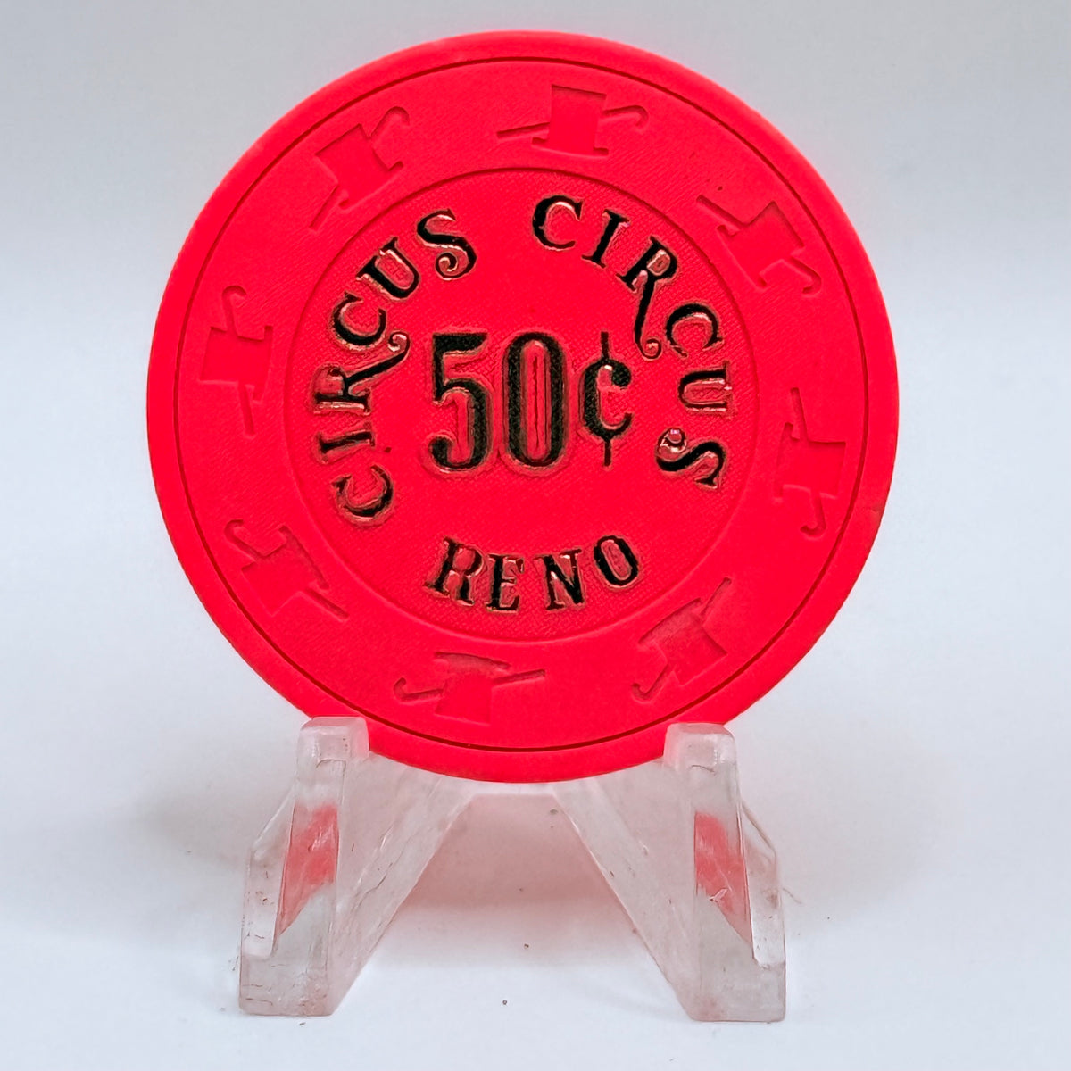 Circus Circus Reno Nevada 1980s $0.50 Casino Chip N3045