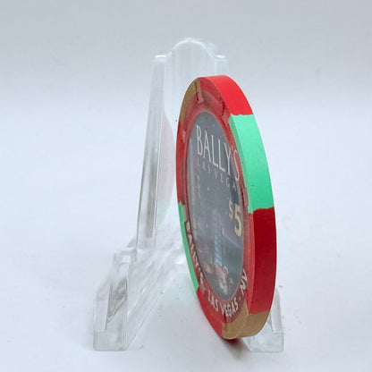 Bally's Las Vegas Nevada 2007 'Valentines Day' LE $5 Casino Chip E5942