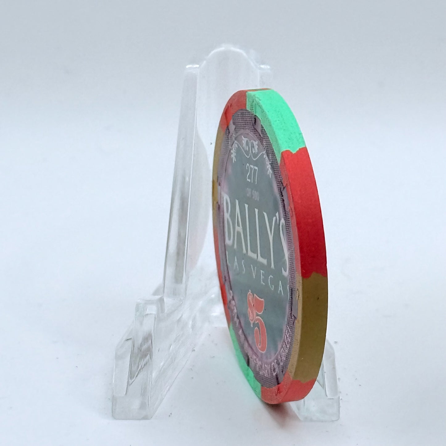 Bally's Las Vegas Nevada 2006 'Jubilee 25th Anniversary' LE $5 Casino Chip E6354