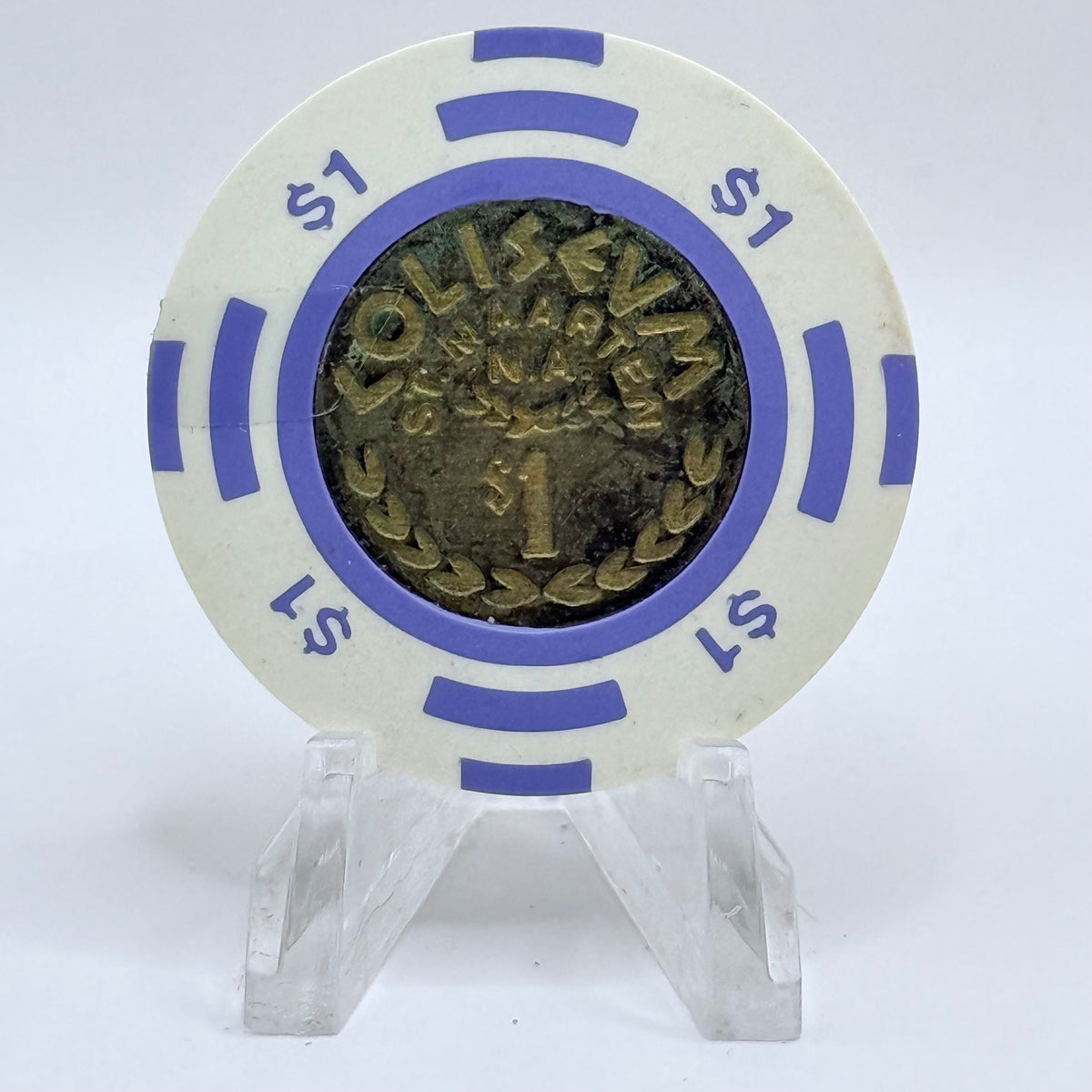 Coliseum Philipsburg St Maarten $1 Casino Chip