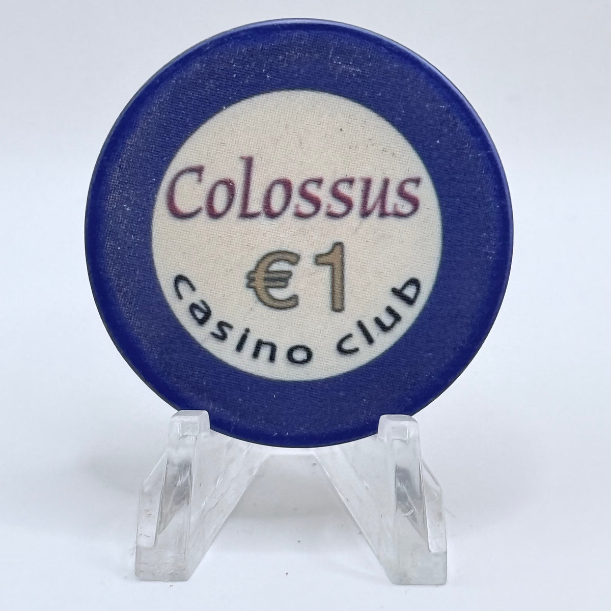 Colossus Casino Club Dublin Ireland €1 Casino Chip