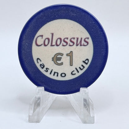 Colossus Casino Club Dublin Ireland €1 Casino Chip
