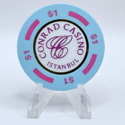 Conrad Casino Istanbul Turkey $1 Casino Chip