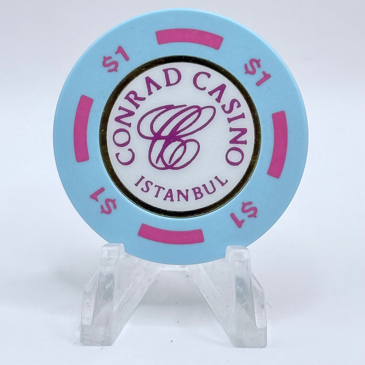 Conrad Casino Istanbul Turkey $1 Casino Chip