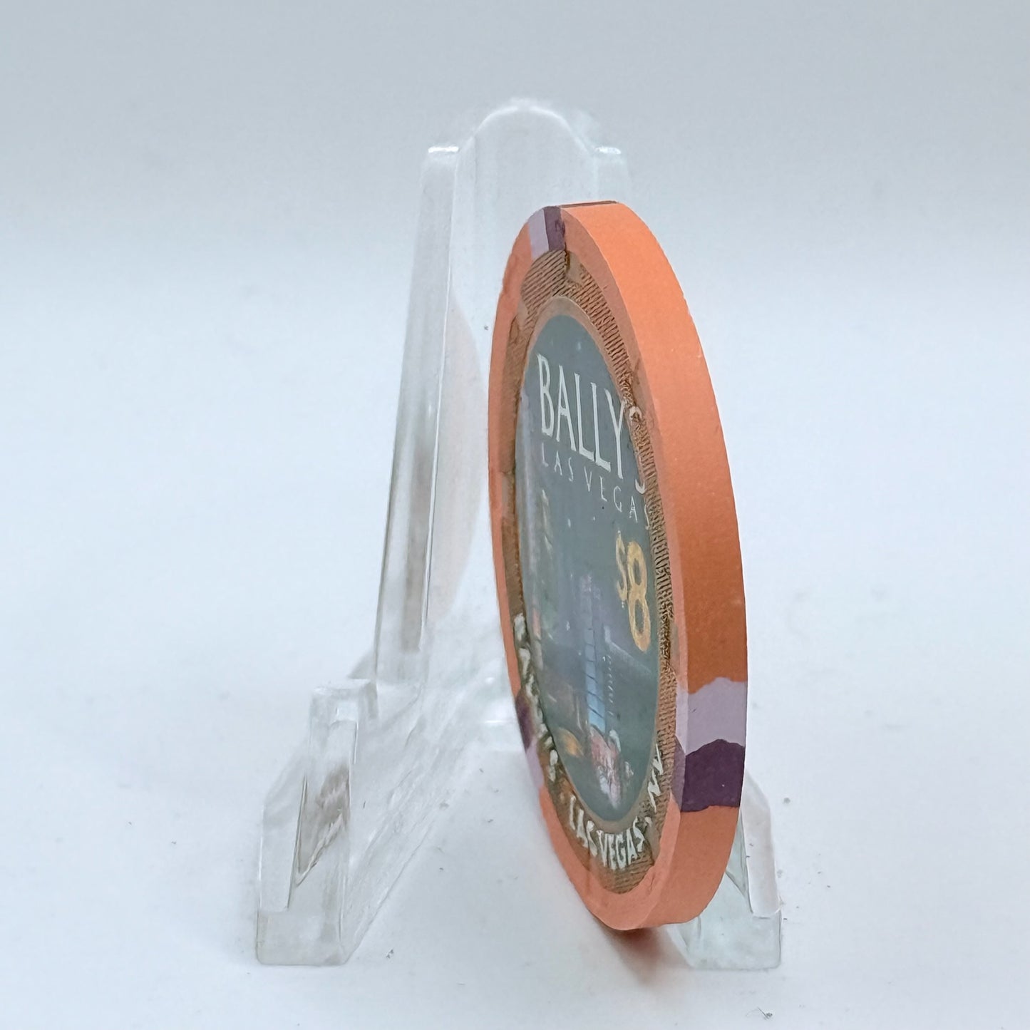 Bally's Las Vegas Nevada 2012 'Year Of The Dragon' LE $8 Casino Chip D0391