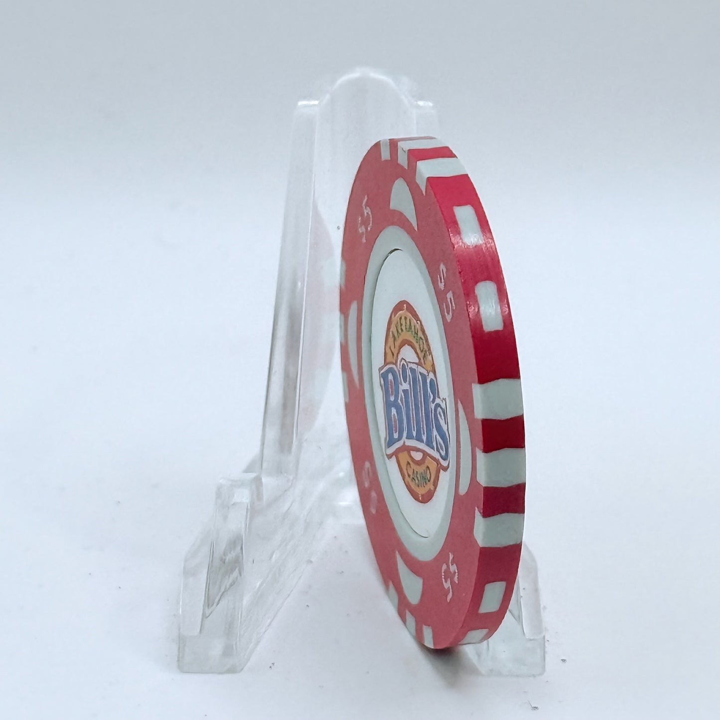 Bill's Lake Tahoe Nevada 1990 $5 Casino Chip N4962