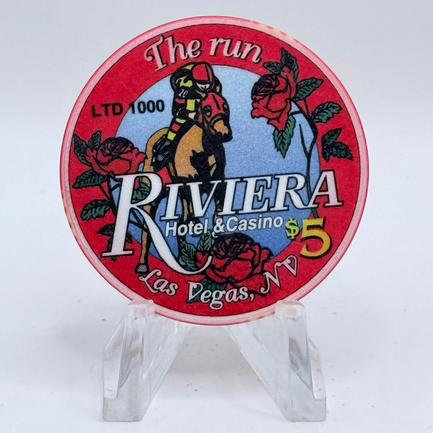 Riviera Las Vegas Nevada 1999 LE $5 Casino Chip V5414