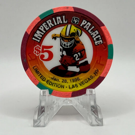 Imperial Palace Las Vegas Nevada 1995 LE $5 Casino Chip N2742