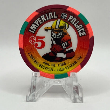 Imperial Palace Las Vegas Nevada 1995 LE $5 Casino Chip N2742