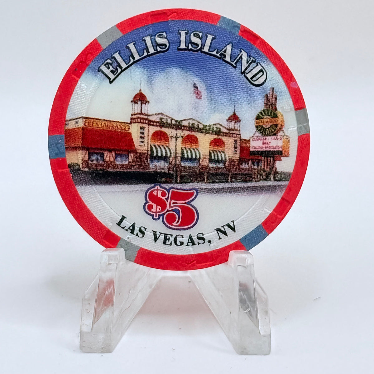 Ellis Island Las Vegas Nevada 'Germany - Honoring Immigrants' LE $5 Casino Chip E7877