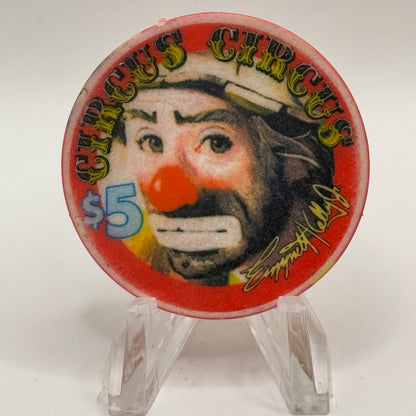 Circus Circus Reno Nevada 1998 LE $5 Casino Chip N9491