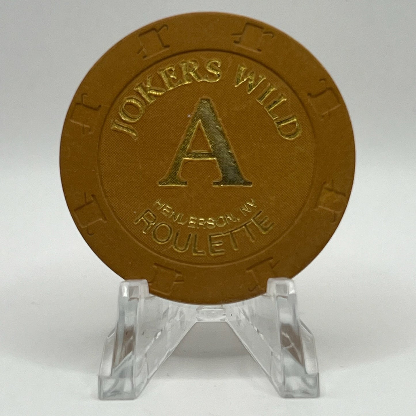 Jokers Wild Henderson Nevada 1998 Series 1 Roulette Casino Chip V2855