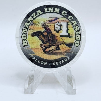 Bonanza Inn Fallon Nevada 1997 $1 Casino Chip N9354