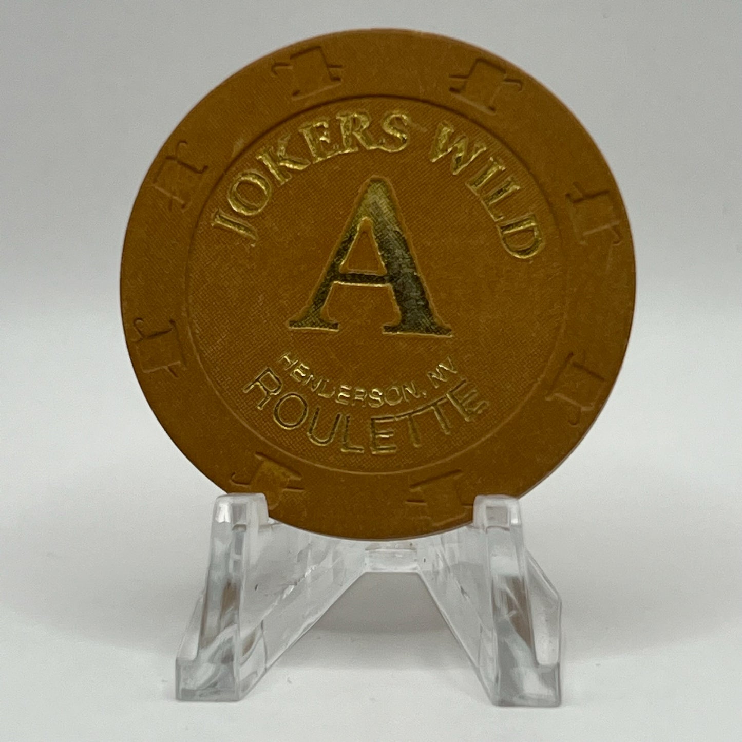 Jokers Wild Henderson Nevada 1998 Series 1 Roulette Casino Chip V2855