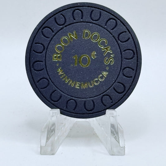 Boon Dock's Winnemucca Nevada 1981 $0.10 Casino Chip N4422