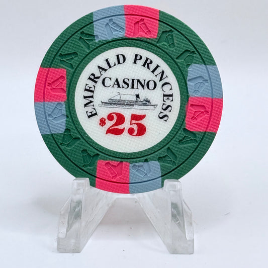 Emerald Princess Brunswick Georgia Series 3 $25 Casino Chip