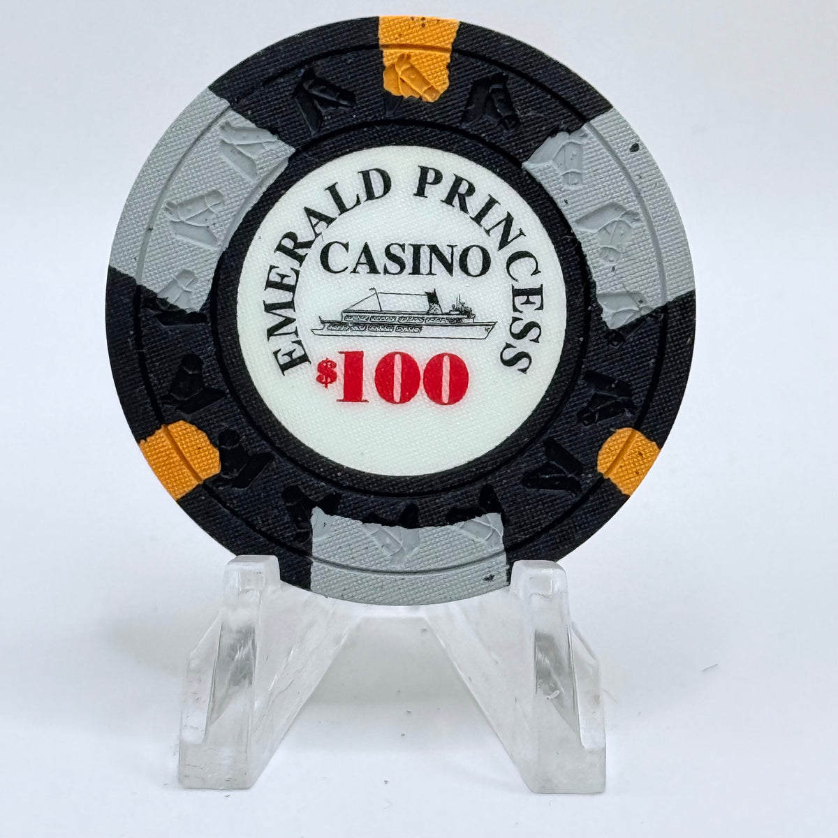 Emerald Princess Brunswick Georgia Series 5 $100 Casino Chip