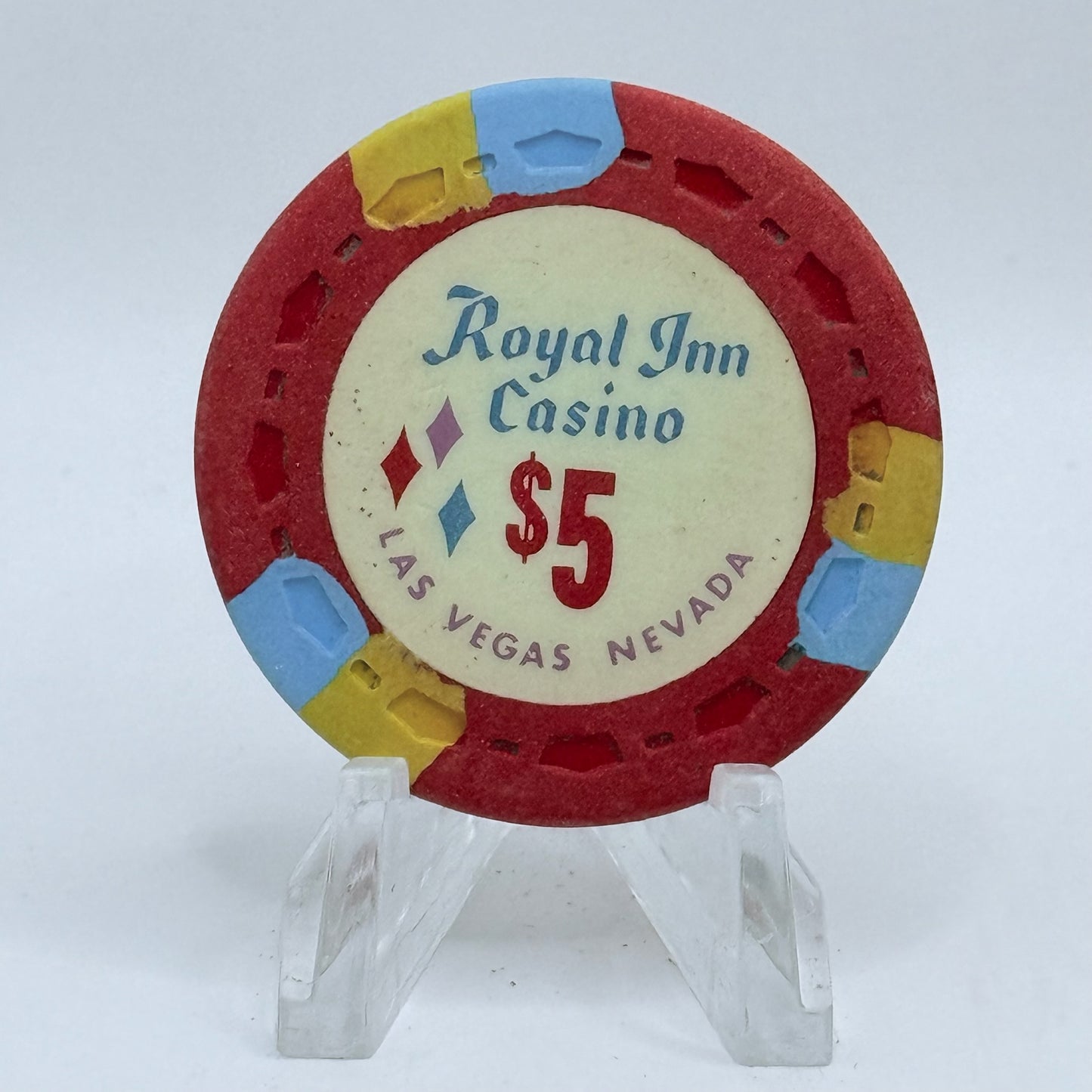 Royal Inn Casino Las Vegas Nevada 1972 $5 Casino Chip N2083