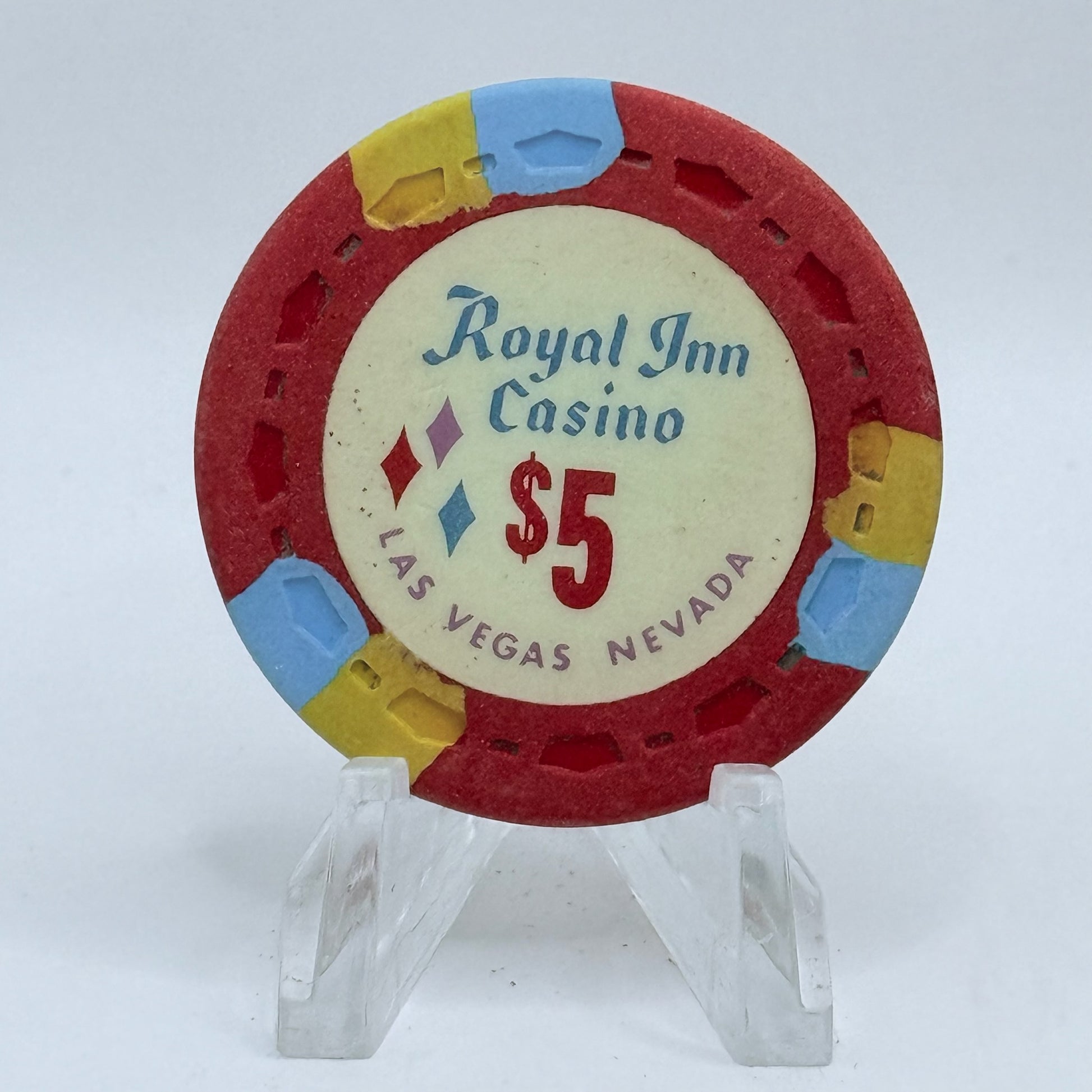 Royal Inn Casino Las Vegas Nevada 1972 $5 Casino Chip N2083