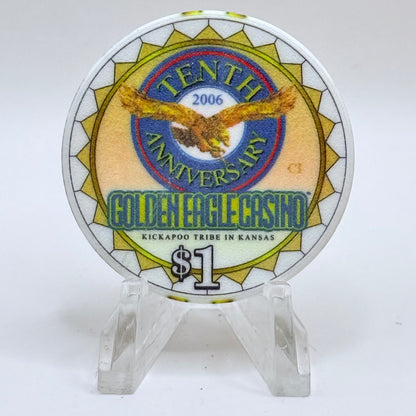 Golden Eagle Casino Horton Kansas LE $1 Casino Chip