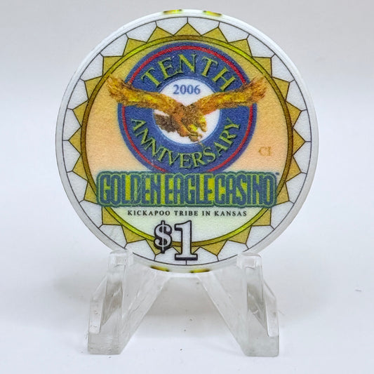 Golden Eagle Casino Horton Kansas LE $1 Casino Chip