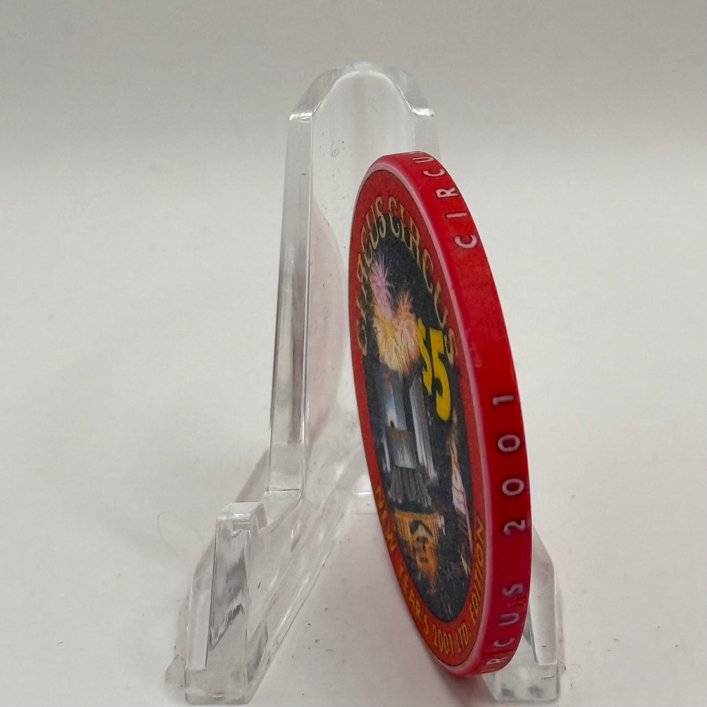 Circus Circus Las Vegas Nevada 2000 'New Year' LE $5 Casino Chip V7296