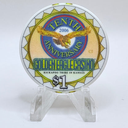 Golden Eagle Casino Horton Kansas LE $1 Casino Chip