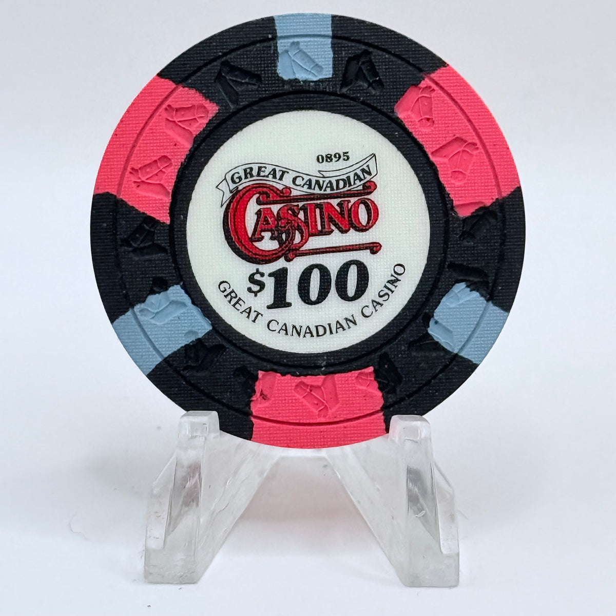 Great Canadian (Casinos) Gaming Corp. Richmond British Columbia 1995 Series 2 $100 Casino Chip