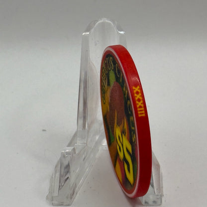 Circus Circus Las Vegas Nevada 1999 'Super Bowl XXXIII' LE $5 Casino Chip V2280