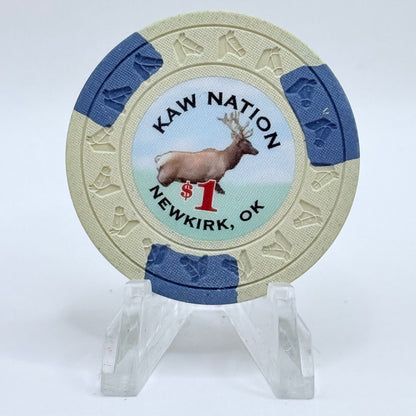 Kaw Nation Newkirk Oklahoma 2005 Series 1 $1 Casino Chip