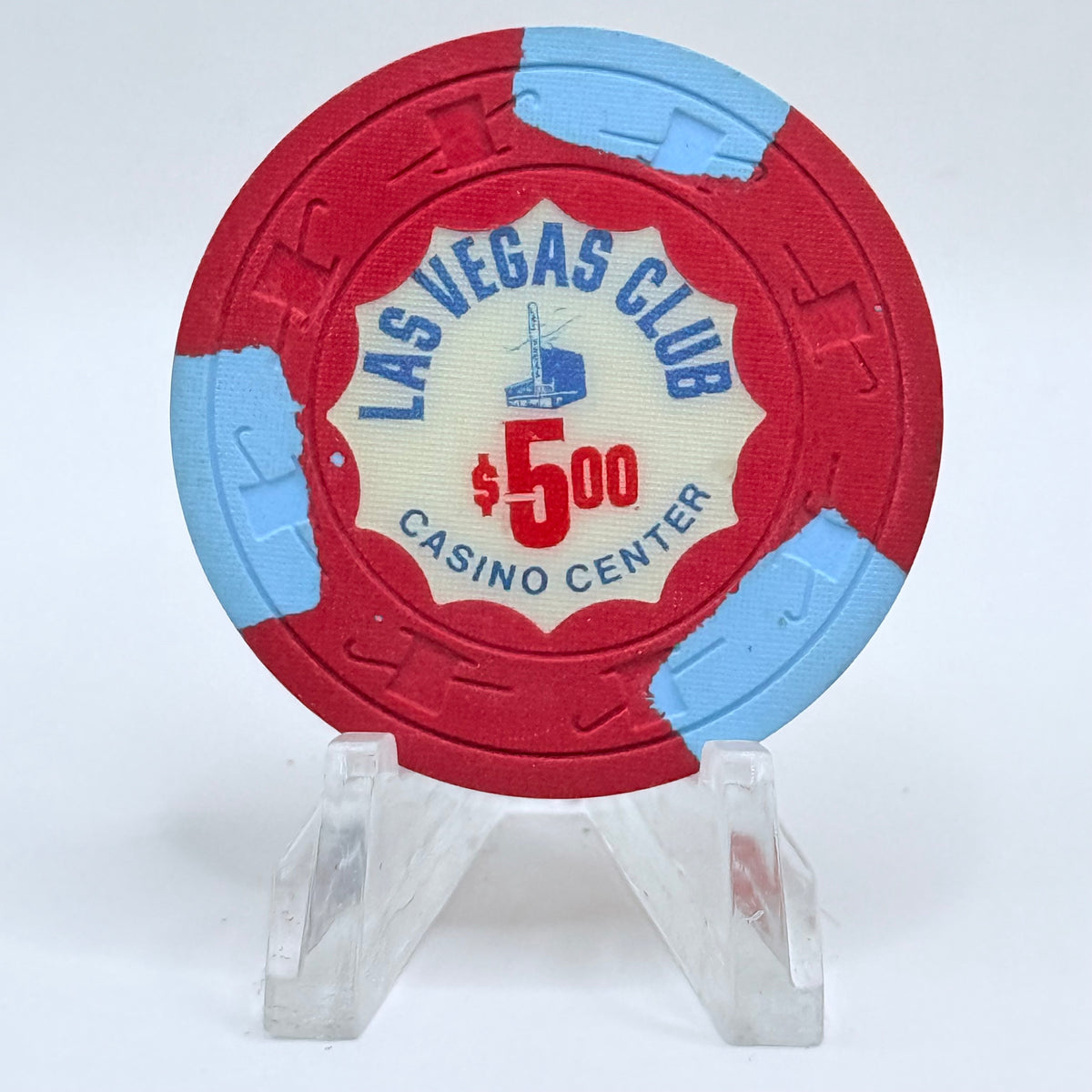 Las Vegas Club Las Vegas Nevada 1980s $5 Casino Chip N1848