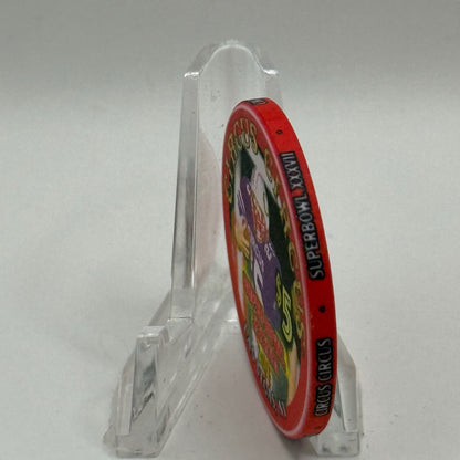 Circus Circus Las Vegas Nevada 2003 'Super Bowl XXXVII' LE $5 Casino Chip E0257