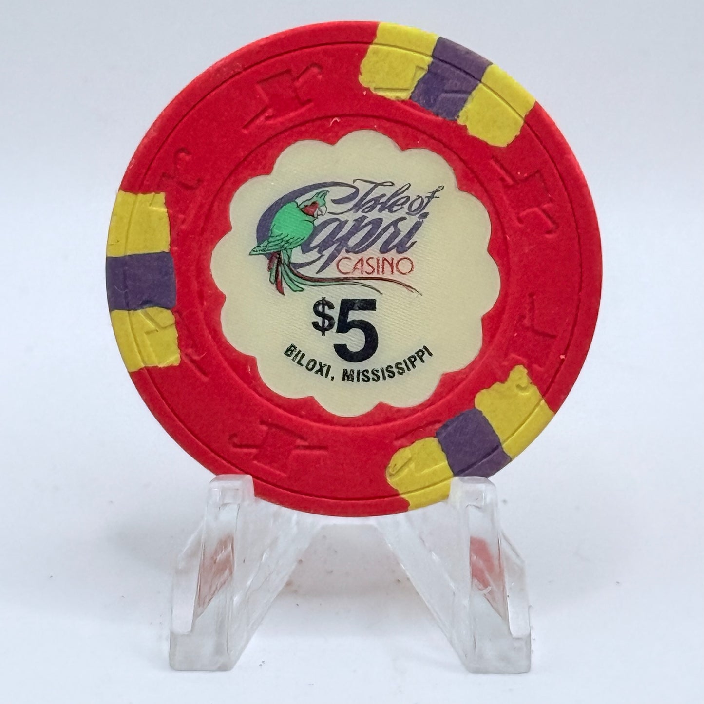 Isle of Capri (Riverboat) Biloxi Mississippi Series 8 $5 Casino Chip