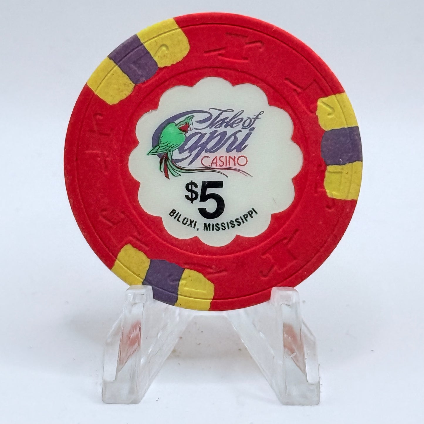 Isle of Capri (Riverboat) Biloxi Mississippi Series 8 $5 Casino Chip