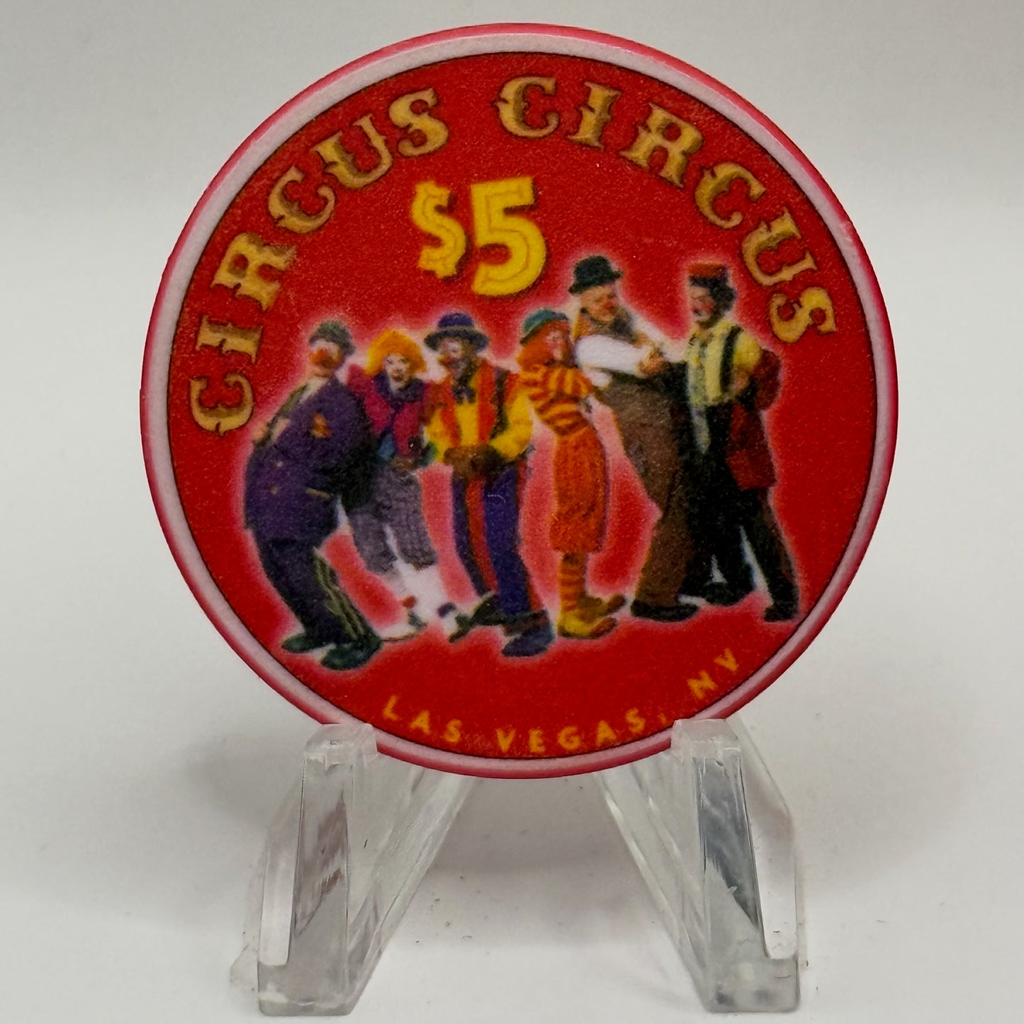 Circus Circus Las Vegas Nevada 1999 'Millennium Y2C' LE $5 Casino Chip V3870