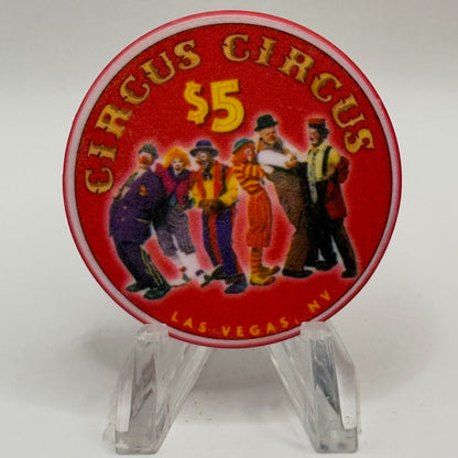Circus Circus Las Vegas Nevada 1999 'Millennium Y2C' LE $5 Casino Chip V3870