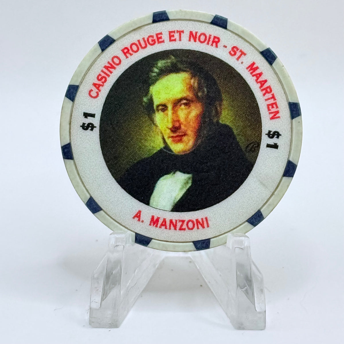 Rouge et Noir Philipsburg St Maarten Series 4 $1 Casino Chip