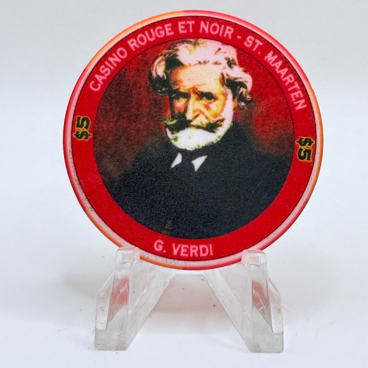 Rouge et Noir Philipsburg St Maarten Series 4 $5 Casino Chip