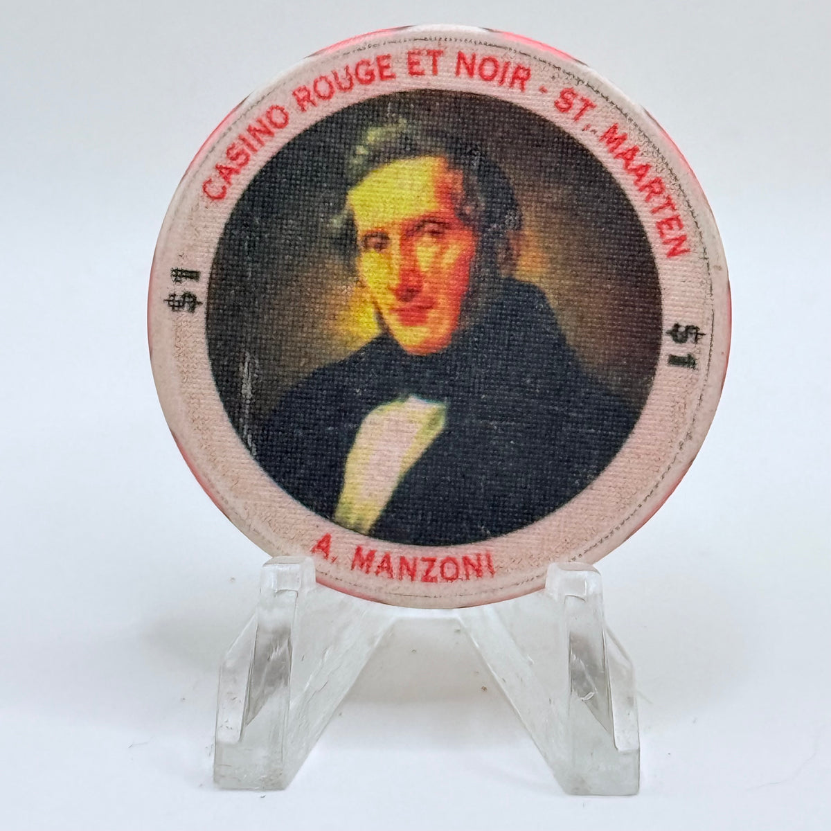 Rouge et Noir Philipsburg St Maarten Series 2 $1 Casino Chip