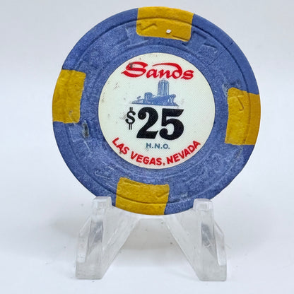 Sands Las Vegas Nevada 1970s $25 Casino Chip V1468