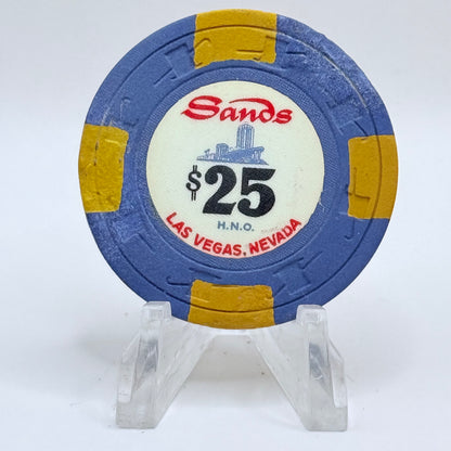 Sands Las Vegas Nevada 1970s $25 Casino Chip V1468
