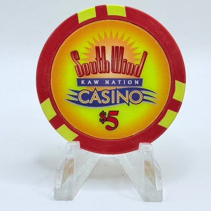 SouthWind - Newkirk Newkirk Oklahoma $5 Casino Chip