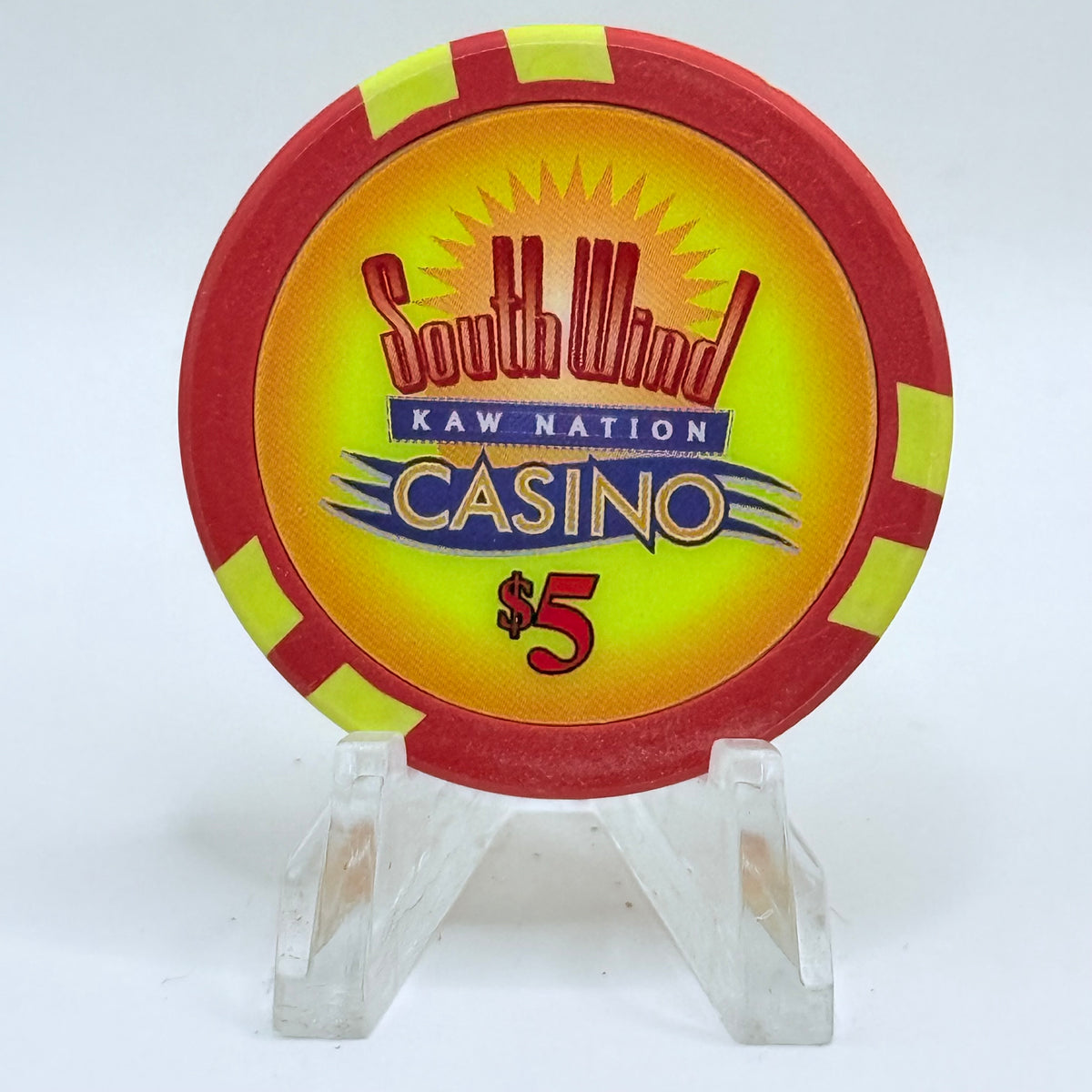 SouthWind - Newkirk Newkirk Oklahoma $5 Casino Chip
