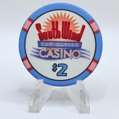 SouthWind - Newkirk Newkirk Oklahoma 2008 $2 Casino Chip