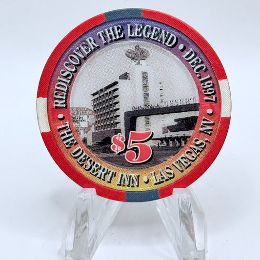 Desert Inn Las Vegas Nevada 1998 LE $5 Casino Chip N9545
