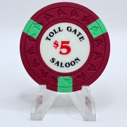 Toll Gate Central City Colorado 1992 $5 Casino Chip