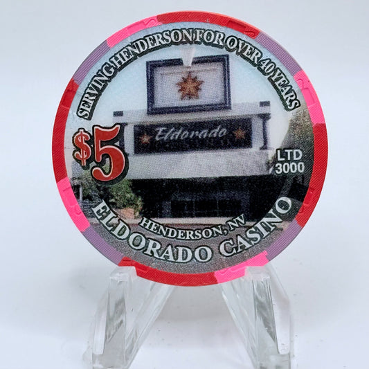 Eldorado Henderson Nevada 2003 'Golden Anniversary Henderson Police Department' LE $5 Casino Chip E0381