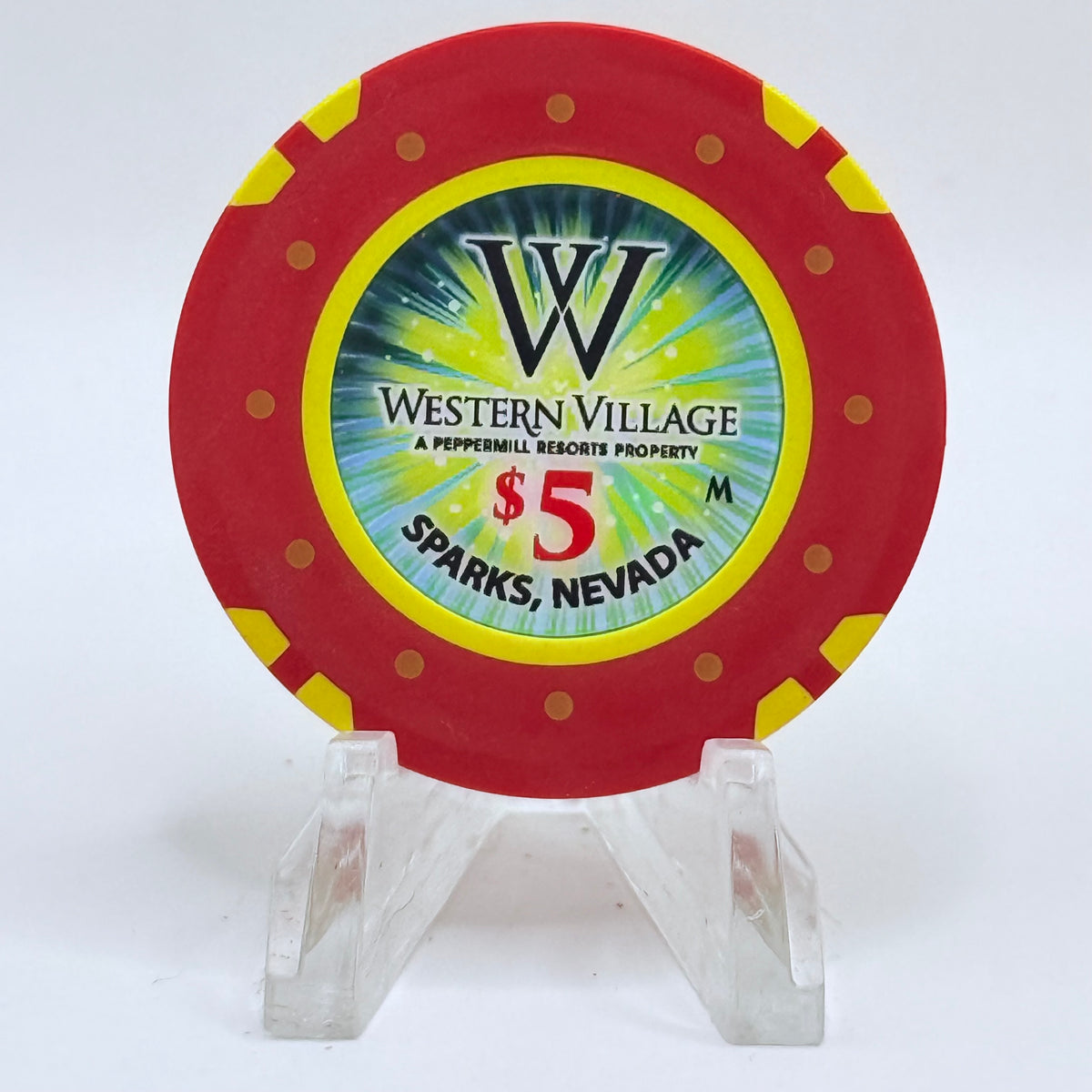 Western Village Sparks Nevada 2018 $5 Casino Chip D2785